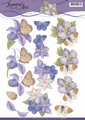 Jeanine's Art Knipvel Purple Flowers CD11079*