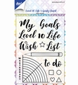 Joy! Crafts Clear Stamp Dayene Level 10 Life&Goals 6410/0518