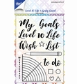 Joy! Crafts Clear Stamp Dayene Level 10 Life&Goals 6410/0518