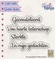 Nellie Snellen Clear Stamp Dutch Texts Gecondoleerd DTCS029