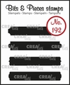 Crealies Clear Stamp Bits & Pieces Strips Set B  CLBP192