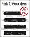 Crealies Clear Stamp Bits & Pieces Strips Set B  CLBP192*