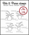 Crealies Clear Stamp Bits & Pieces Grass CLBP176