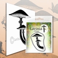 Lavinia Clear Stamp Forest Mushroom LAV565