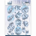 Amy Design knipvel Winter Friends - Winter Wolves CD11406