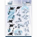 Amy Design knipvel Winter Friends - Sparkling SealifeCD11408