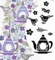 Card-io Majestix Clear Stamp Nan's Garden MANA-01