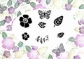 Card-io Majestix Clear Stamp Pretty Impatiens MAPR-04