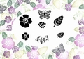 Card-io Majestix Clear Stamp Pretty Impatiens CDMAPR-04