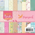 Jeanine's Art Papierblok Happy Birds JAPP10013*