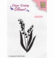 Nellie Snellen Silhouette Clear Stamp Lily of the Val SIL065