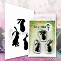 Lavinia Clear Stamp Wild Hares Set LAV608
