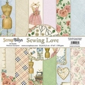 Scrapboys Papierblok Sewing Love SELO-09
