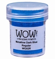 WOW Embossing Poeder Metalline Dark Blue WG02R