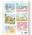 Marianne Design Knipvel Eline's Animals Puppies AK0079