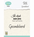 Nellie Snellen Clear Stamp Dutch Texts Condolence DCTCS002