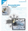 Joy Crafts Snijmal Sneeuwvlok Label 6002/1532
