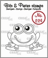 Crealies Clear Stamp Bits & Pieces Frog CLBP224