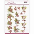 Precious Marieke knipvel Pretty Flowers-Red Flowers CD11580