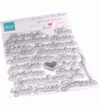 Marianne Design clear stamp Stikselteksten CS1077