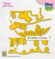 Nellie Snellen Shape Die Set-up Spring Scene SD192