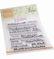 Marianne Design clear stamp Wishes by Marleen CS1079