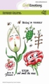 Craft Emotions Clear Stamp Bugs & Flowers 1   130501/1695