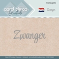 Card Deco Snijmal Zwanger CDECD0061