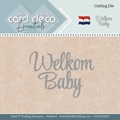 Card Deco Snijmal Welkom Baby CDECD0059