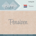 Card Deco Snijmal Pensioen CDECD0053