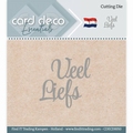 Card Deco Snijmal Veel Liefs CDECD0050