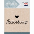 Card Deco Clear Stamp Beterschap CDECS021