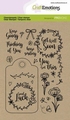 Craft Emotions Clear Stamp Good Luck 130501/2501*