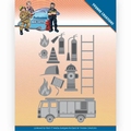 Yvonne Creations Die Big Guys - Fire Department YCD10239*