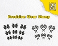 Nellie Snellen Precission Clear Stamp Hearts APST022*